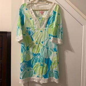 Lilly Pulitzer tunic crochet lace dress